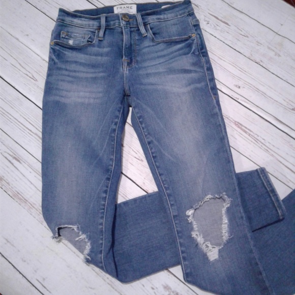 FRAME Le Skinny de Jeanne Irving Jeans - Picture 5 of 8